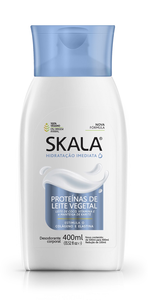 HIDRATANTE DESODORANTE SKALA 400ML PROTEINA DE LEITE VEGETAL