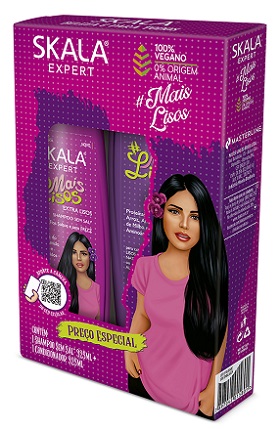 KIT SHAMPOO + CONDICIONADOR SKALA 325ML MAIS LISOS KIT SHAMPOO + CONDICIONADOR SKALA 325ML MAIS LISOS