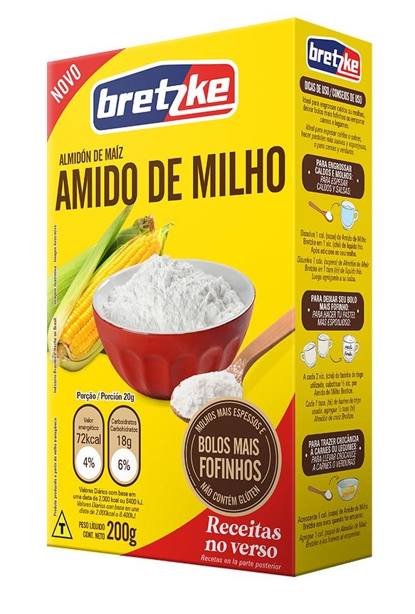 AMIDO DE MILHO BRETZKE 200G AMIDO DE MILHO BRETZKE 200G