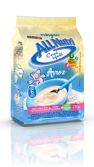 MINGAU ALLNUTRI 180G ARROZ