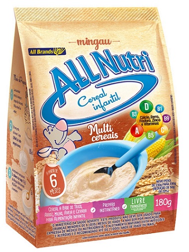 MINGAU ALLNUTRI 180G MULTI-CEREAIS