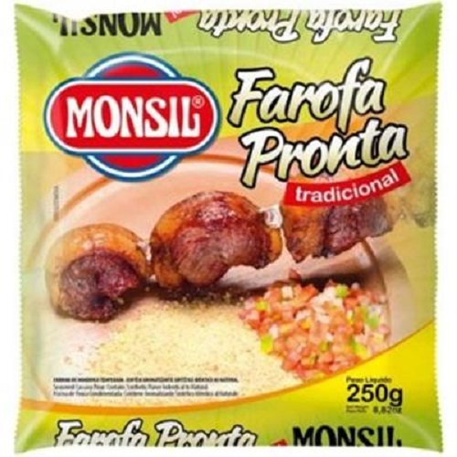 FAROFA PRONTA MONSIL 250G TRADICIONAL