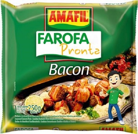 FAROFA PRONTA AMAFIL  250G BACON