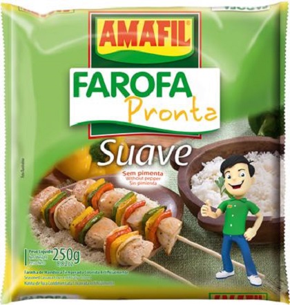 FAROFA PRONTA AMAFIL  250G SUAVE