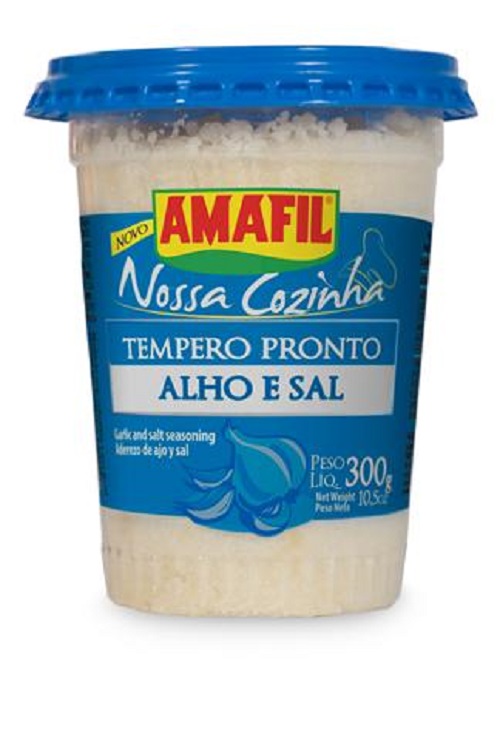 TEMPERO EM PASTA AMAFIL PT 300G ALHO E SAL