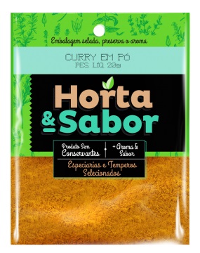 HORTA & SABOR SACHE CURRY 20G