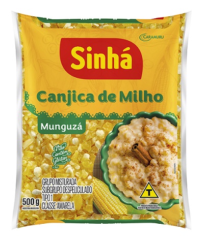 CANJICA AMARELA SINHA 500G MUNGUZA