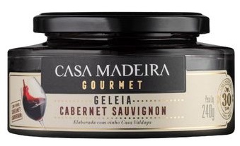 GELEIA CASA MADEIRA GOURMET 240G CABERNET SAUVIGNON