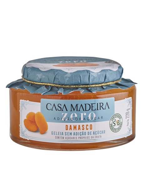 GELEIA CASA MADEIRA ZERO AÇÚCAR 220G DAMASCO