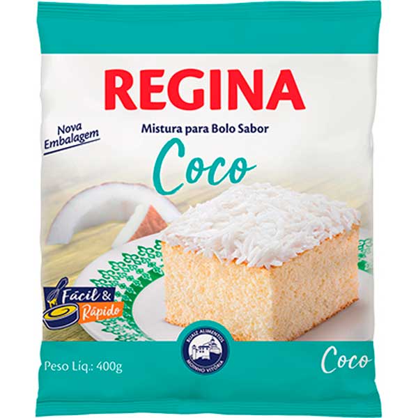 MISTURA BOLO REGINA 400G COCO