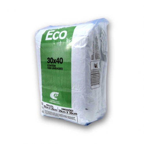 SACOLA CAMISETA PLASTICA ECO CPL BR 30X40 1000UN