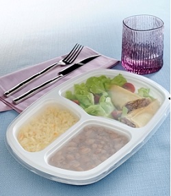 BANDEJA REFEICAO G331 GALVANOTK 100U 850ML BRANCA