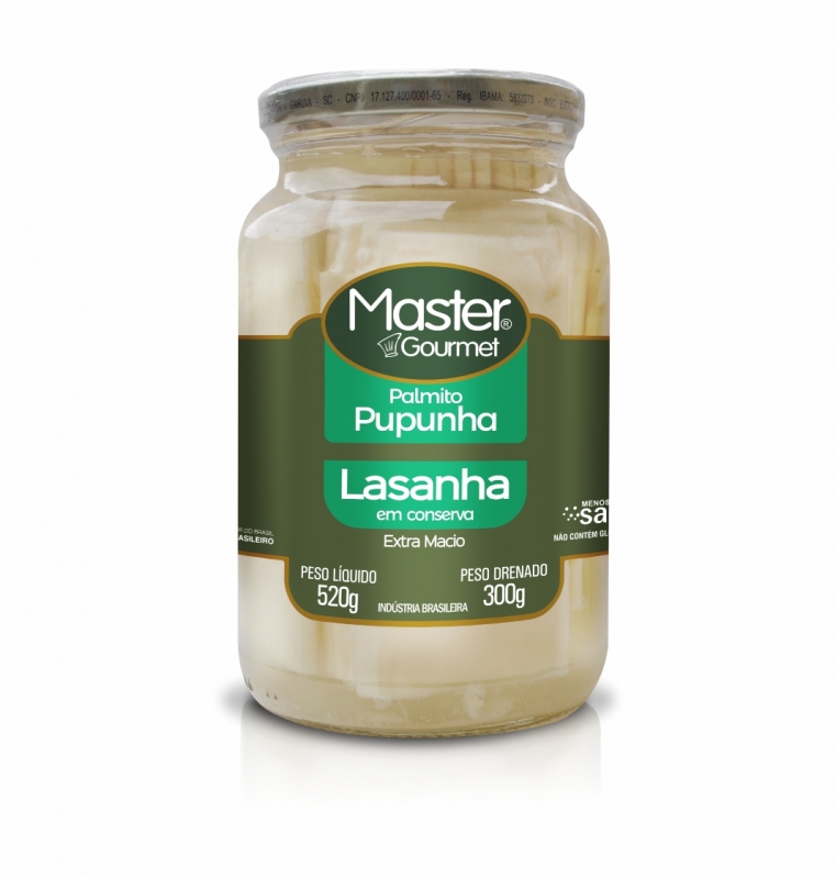 PALMITO PUPUNHA MASTER VIDRO 300G LASANHA