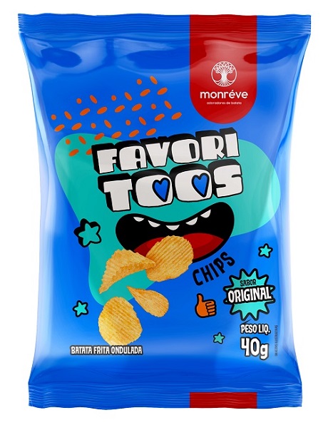 CHIPS BATATA FAVORITOOS 40G NATURAL 