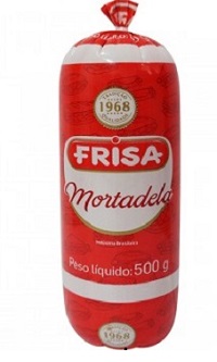 MORTADELA FRISA  500G SUINA TRADICIONAL