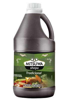 MOLHO SHOYU MITSUWA TRADICIONAL GALAO 3,1L