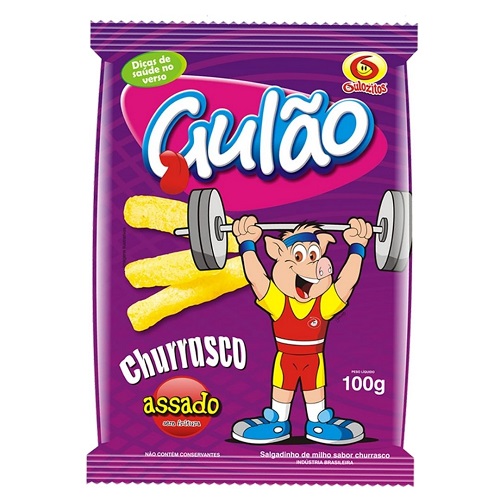 CHIPS GULÃO 100G CHURRASCO