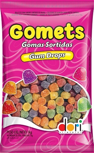 GOMA 1KG GOMETS SORTIDA DORI