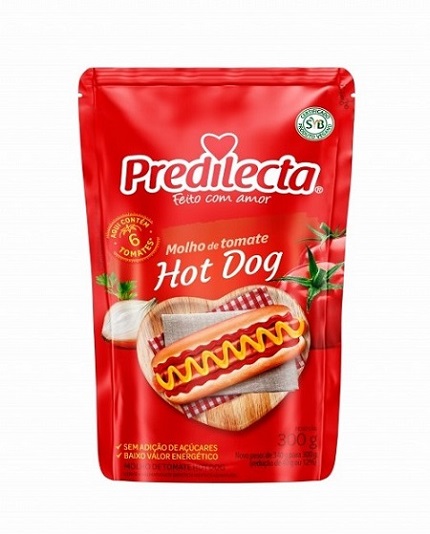 MOLHO DE TOMATE PREDILECTA DOY PACK 300G HOT DOG MOLHO DE TOMATE PREDILECTA DOY PACK 300G HOT DOG