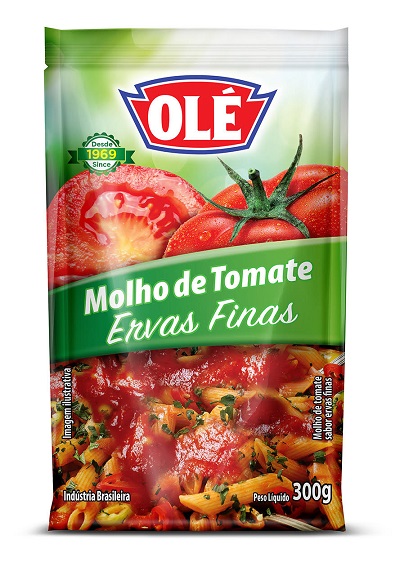 MOLHO DE TOMATE OLE DOY P 300GR ERVAS FINAS