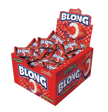 CHICLE BLONG 200G MORANGO CHICLE BLONG 200G MORANGO