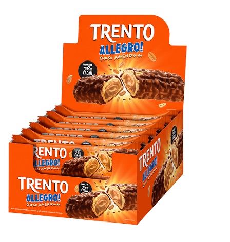 CHOCOL TRENTO ALLEGRO 35G CHOC C/AMENDOI