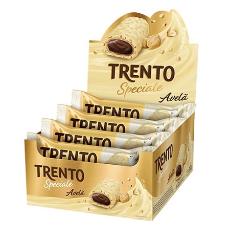 CHOCOLATE TRENTO SPECIALE 26G AVELÃ BRANCO