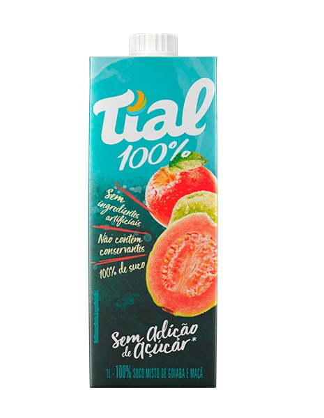 SUCO TP 1L TIAL 100% MISTO GOIABA E MACA