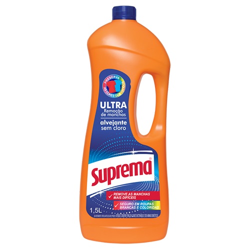 ALVEJANTE SEM CLORO SUPREMA 1,5L CORES