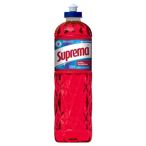 DETERGENTE LIQUIDO SUPREMA 500ML FRUTAS VERMELHAS