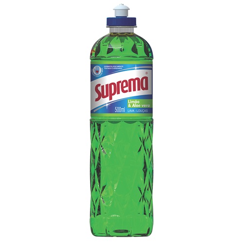 DETERGENTE LIQUIDO SUPREMA 500ML LIMAO