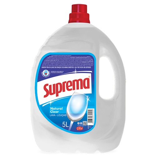 DETERGENTE LIQUIDO SUPREMA 5L CLEAR