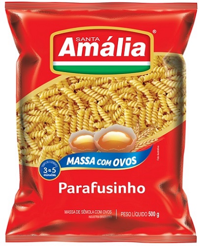 MACARRAO SANTA AMALIA COM OVOS 500G PARAFUSINHO MACARRAO SANTA AMALIA COM OVOS 500G PARAFUSINHO