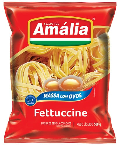 MACARRAO SANTA AMALIA COM OVOS 500G FETTUCCINE