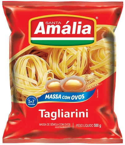 MACARRAO SANTA AMALIA COM OVOS 500G TAGLIARINI