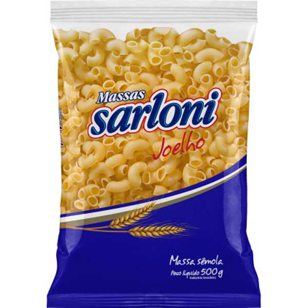 MACARRAO SARLONI SEMOLA  500G JOELHO  