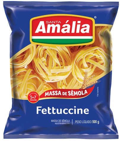 MACARRAO SANTA AMALIA SEMOLA  500G FETUCCINE