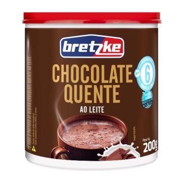 CHOCOLATE QUENTE LEITE EM PO BRETZKE 200G