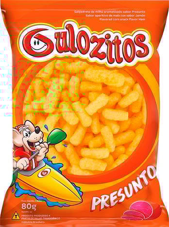 CHIPS GULOZITOS 80G PRESUNTO CHIPS GULOZITOS 80G PRESUNTO