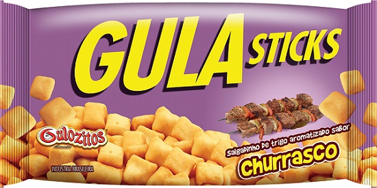 SALGADINHO GULA STICKS LAM 50G CHURRASCO