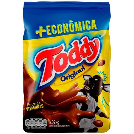 ACHOCOLATADO EM PÓ TODDY PACOTE 1,02KG