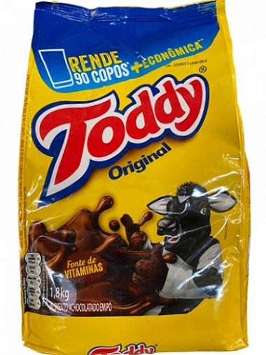 ACHOCOLATADO EM PÓ TODDY PACOTE 1,8KG