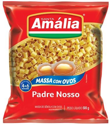 MACARRAO SANTA AMALIA COM OVOS 500G PADRE NOSSO