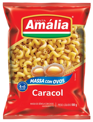 MACARRAO SANTA AMALIA COM OVOS 500G CARACOL MACARRAO SANTA AMALIA COM OVOS 500G CARACOL