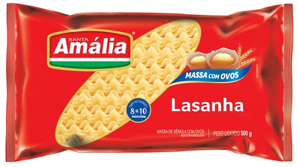 LASANHA SANTA AMALIA OVOS 500G