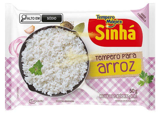 TEMPERO EM PO SINHA 50G ARROZ