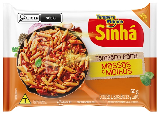 TEMPERO EM PO SINHA 50G MASSAS