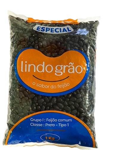 FEIJAO PRETO T1 LINDO GRAO 1KG