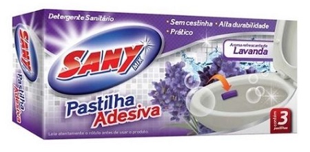 PASTILHA SANITARIA ADES SANY  LAVANDA C/03