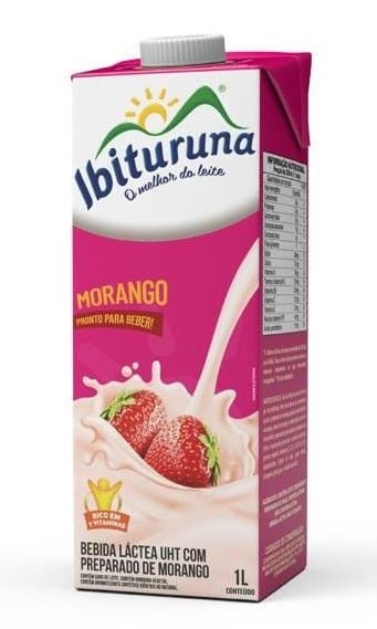 BEBIDA LACTEA IBITURUNA 1L MORANGO BEBIDA LACTEA IBITURUNA 1L MORANGO